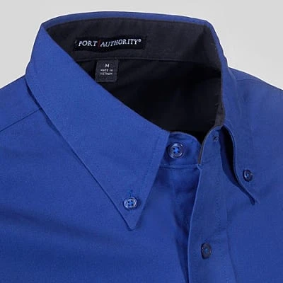 Port Authority Shirts: Women's Royal Blue Easy Care Shirt L608 RYL 4 Port Authority Shirts: Women's Royal Blue Easy Care Shirt L608 RYL - Image 2