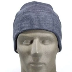 Port And Company Caps: CP90 GRY Acrylic Knit Cap Gray -Work Clothes Store image 89425