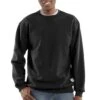 Carhartt Sweatshirts: Men's K124 BLK Black Midweight Loose Fit Crewneck Sweatshirt 1 Carhartt Sweatshirts: Men's K124 BLK Black Midweight Loose Fit Crewneck Sweatshirt -Work Clothes Store k124blk mf18edit