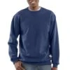 Carhartt Sweatshirt: Men's 104165 472 Navy Heavyweight Crewneck Paxton -Work Clothes Store k124nvy