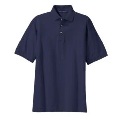 Port Authority Shirts: Men's Cotton Pique Knit Polo Shirt K420 NVY 12 Port Authority Shirts: Men's Cotton Pique Knit Polo Shirt K420 NVY -Work Clothes Store k420 navy front fs06