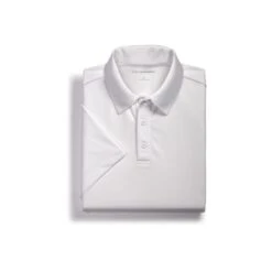 Port Authority Shirt: Men's K540 WHT White Silk Touch Performance Polo -Work Clothes Store k540 white flat ga18