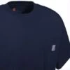 Carhartt Shirts: Men's K87 NVY Navy Heavy Weight Pocket Short Sleeve Loose Fit T-Shirt 1 Carhartt Shirts: Men's K87 NVY Navy Heavy Weight Pocket Short Sleeve Loose Fit T-Shirt -Work Clothes Store k87nvy carharttcd 01