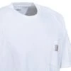 Carhartt Shirts: Men's K87 WHT White Short Sleeve Heavyweight Pocket Loose Fit T Shirt -Work Clothes Store k87wht carharttcd 01