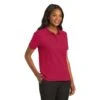 Port Authority Shirts: Women's Red Polo Shirt L500 RED -Work Clothes Store l500 red model 3q 082018