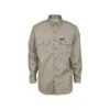 MCR Safety Shirts: Men's SBS2003 Tan FR Summit Breeze Long Sleeve Button Down Shirt -Work Clothes Store mcr sbs2003 1hm xhiresedit