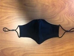 Mask: MK-CFM2 Black Fabric Reusable Double Layer Face Mask 12 Mask: MK-CFM2 Black Fabric Reusable Double Layer Face Mask -Work Clothes Store mk cfm2 5t