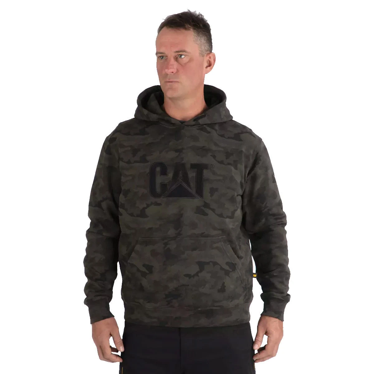 Caterpillar Sweatshirts: Men's W10646 11790 Night Camo Trademark Hooded Sweatshirt 3 Caterpillar Sweatshirts: Men's W10646 11790 Night Camo Trademark Hooded Sweatshirt