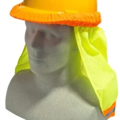 Occunomix Safety Shades: Men's OK-5057009 High Visibility Mesh Hard Hat Safety Shade -Work Clothes Store occunomix ok 5057009 p 01