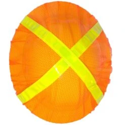 Occunomix Hat Covers: V896 FB O Hi-Vis Orange Full Brim Hard Hat Cover -Work Clothes Store occunomix v896 fb o t 01