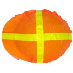 Occunomix Hat Covers: High-Visibility V896 R O Orange Hard Hat Cover -Work Clothes Store occunomix v896 r o t 01
