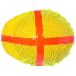 Occunomix Hat Covers: Hi-Vis V896 R Y Yellow Mesh Safety Hard Hat Cover -Work Clothes Store occunomix v896 r y t 01