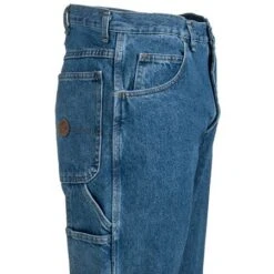 Red Kap Jeans: Men's Stonewashed PD80 SW Loose Fit Work Dungaree Jeans