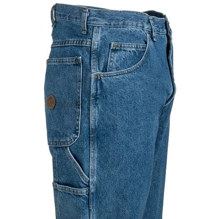 Red Kap Jeans: Men's Stonewashed PD80 SW Loose Fit Work Dungaree Jeans 3 Red Kap Jeans: Men's Stonewashed PD80 SW Loose Fit Work Dungaree Jeans