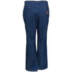 Bulwark Jeans: Men's Flame-Resistant PEJ2 DD Blue Cotton Denim Work Jeans -Work Clothes Store pej2dd4 bulwarkb 01