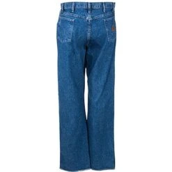Bulwark Jeans: Men's PEJ6 SW Flame-Resistant Cotton Denim Blue Jeans -Work Clothes Store pej6sw2 redkapb 01