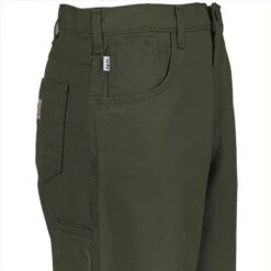 Carhartt Jeans: Men's Moss Flame Resistant Loose Fit Canvas Jeans FRB159 MOS 9 Carhartt Jeans: Men's Moss Flame Resistant Loose Fit Canvas Jeans FRB159 MOS -Work Clothes Store picture 004
