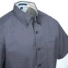 Port Authority Shirts: Men's S508 GY/ST Steel Grey/Light Stone Short-Sleeve Easy Care Button Down Shirt -Work Clothes Store port authority pras508 gy cd 01