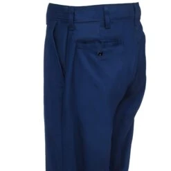 Red Kap Pants: Men's PC20 NV Navy Blue Wrinkle-Resistant Cotton Work Pants -Work Clothes Store red kap pl20nv l 01