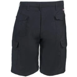 Red Kap Shorts: Men's PT66 BK Black Twill Cargo Shorts -Work Clothes Store red kap pt66bk0 b 01