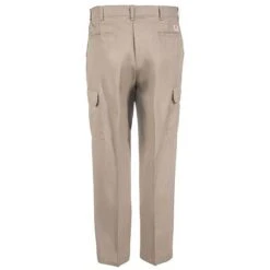 Red Kap Pants: Men's Khaki PT88 KH Khaki Industrial Cargo Work Pants -Work Clothes Store red kap pt88 kh b 01