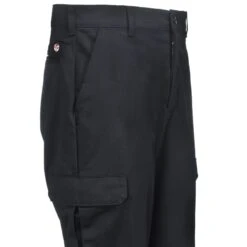 Red Kap Pants: Twill PT88 BK Men's Black Industrial Cargo Pants