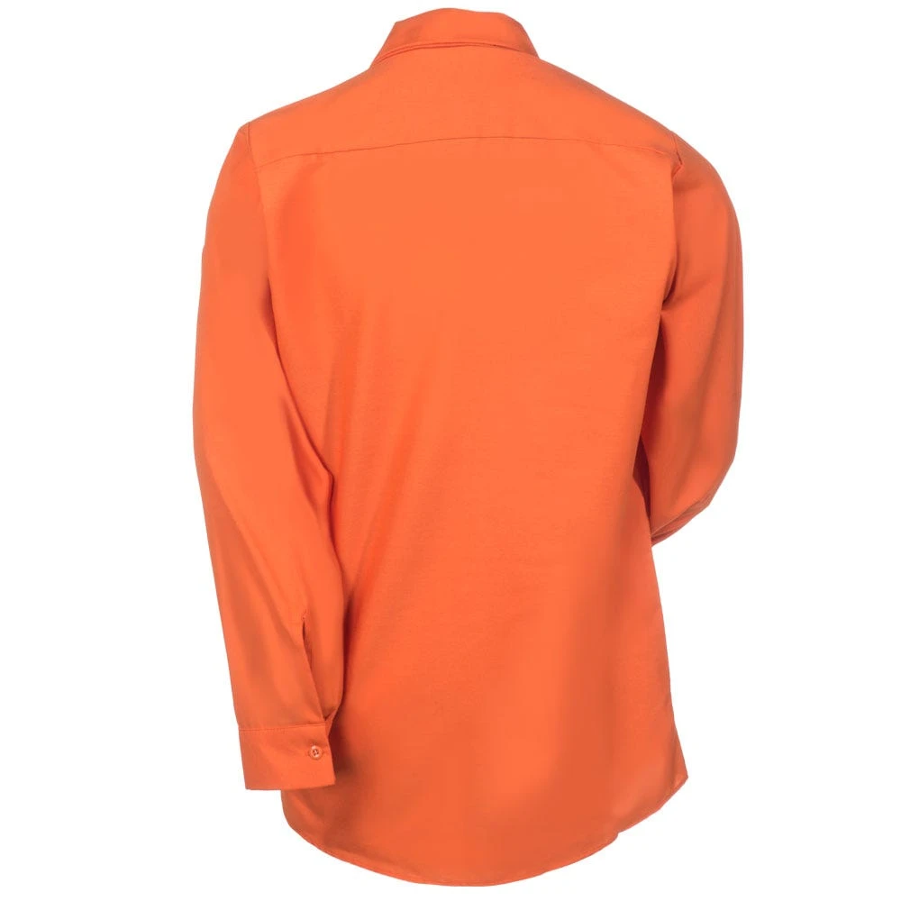 Red Kap Shirts: Men's Orange SP14 OR Touchtex Long Sleeve Shirt 5 Red Kap Shirts: Men's Orange SP14 OR Touchtex Long Sleeve Shirt - Image 3
