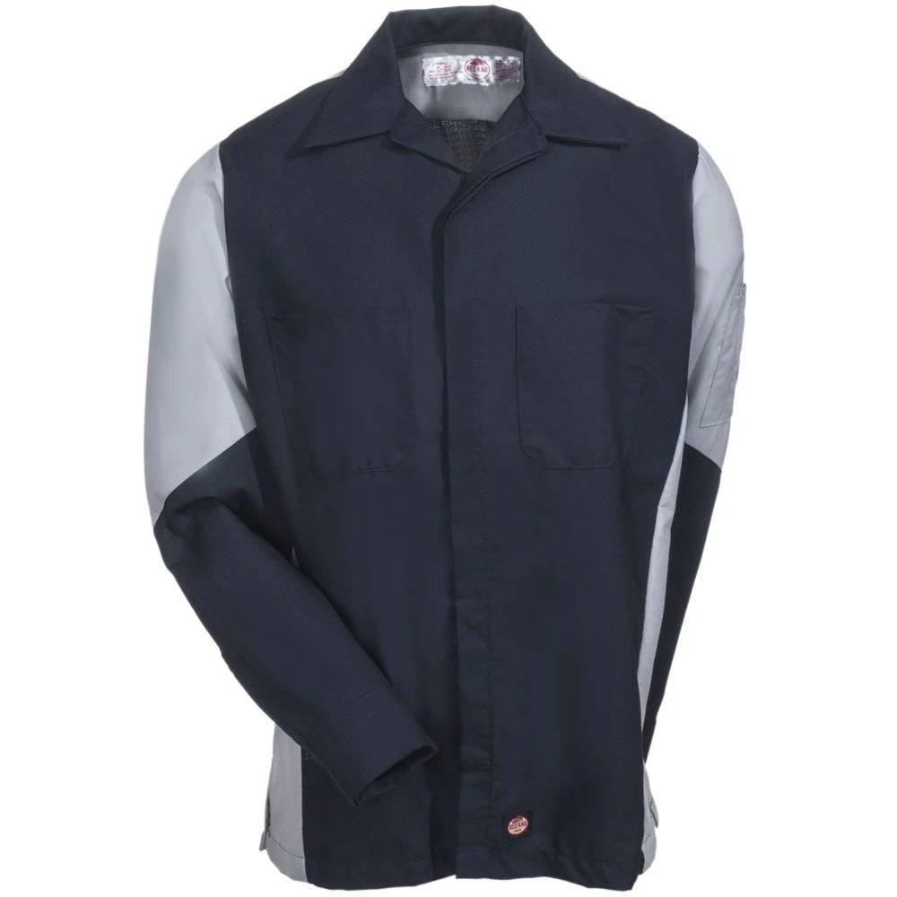 Red Kap Shirts: Men's Grey SY10 NG Ripstop Long Sleeve Shirt 4 Red Kap Shirts: Men's Grey SY10 NG Ripstop Long Sleeve Shirt - Image 2