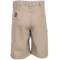 Wrangler Riggs Shorts: Men's Dark Khaki 3W345 DK Ripstop Technician Shorts