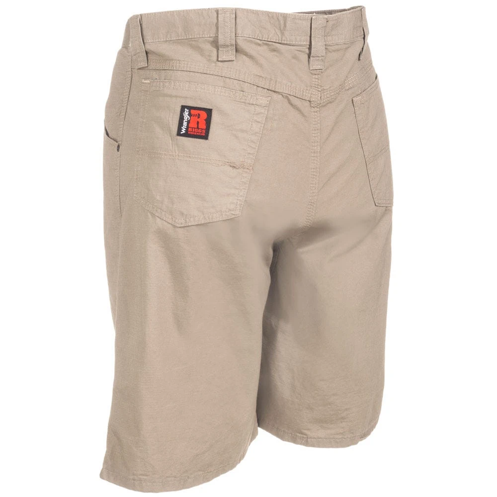 Wrangler Riggs Shorts: Men's Dark Khaki 3W345 DK Ripstop Technician Shorts 5 Wrangler Riggs Shorts: Men's Dark Khaki 3W345 DK Ripstop Technician Shorts - Image 3