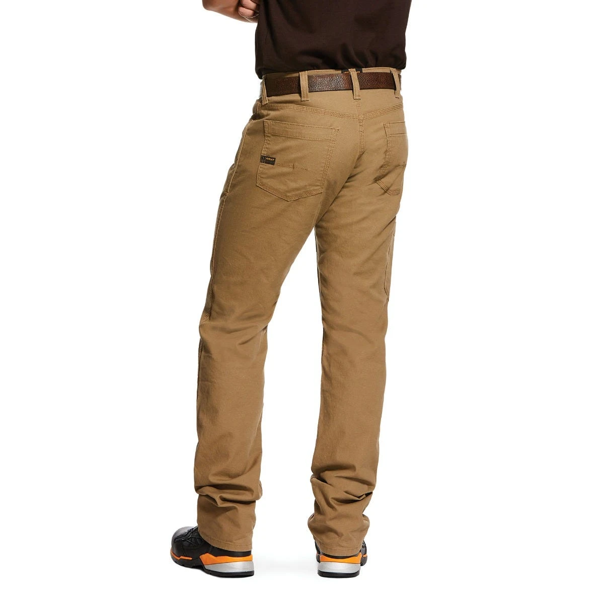 Ariat Rebar Pants: Men's 10030239 Khaki Rebar M4 Low Rise DuraStretch Stackable Straight Leg Pant 4 Ariat Rebar Pants: Men's 10030239 Khaki Rebar M4 Low Rise DuraStretch Stackable Straight Leg Pant - Image 2