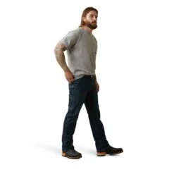 Ariat Rebar Shirts: Men's 10043324 Heather Grey Rebar Workman Reflective Flag T-Shirt 9 Ariat Rebar Shirts: Men's 10043324 Heather Grey Rebar Workman Reflective Flag T-Shirt -Work Clothes Store s23 mns work 10043324 full