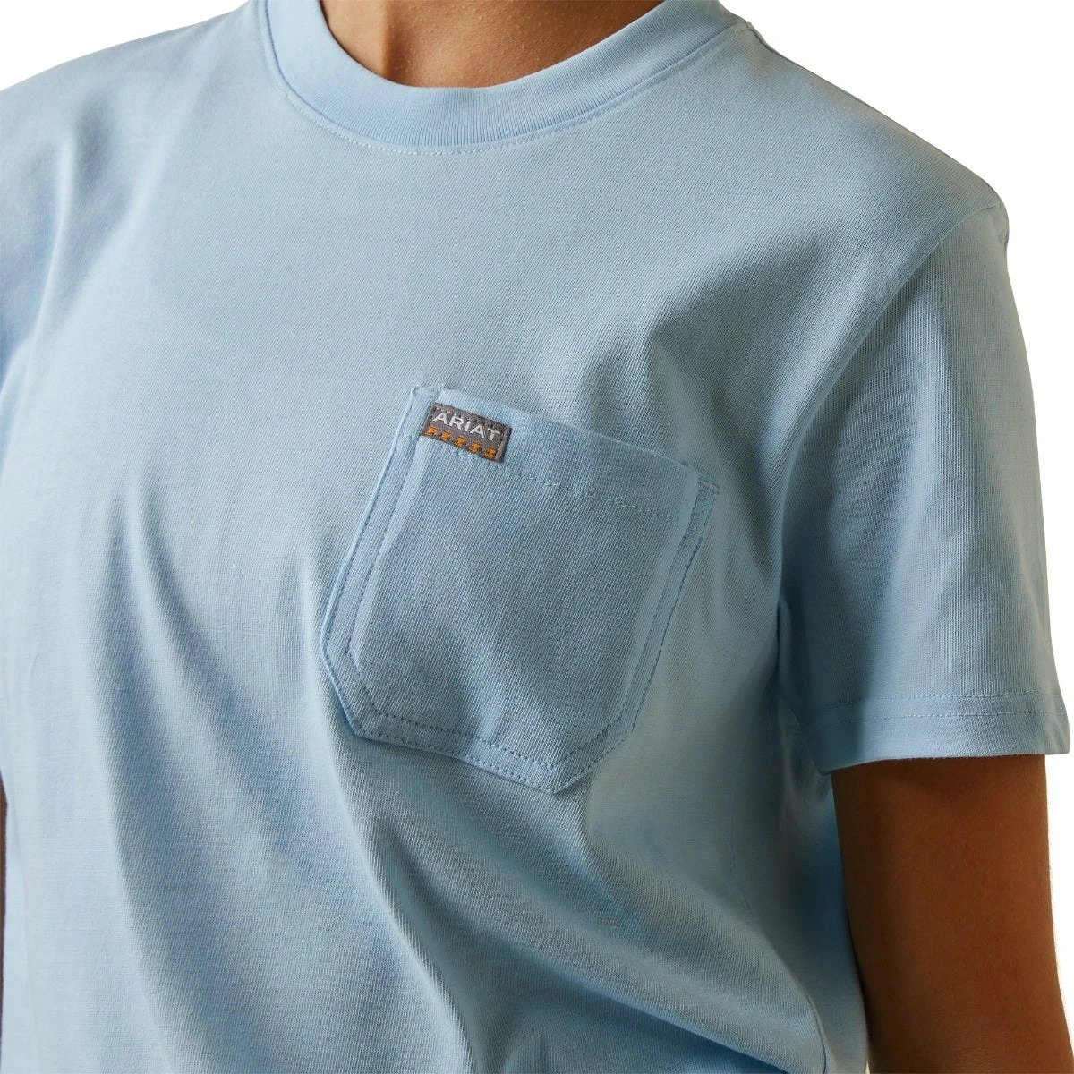 Ariat Rebar Shirts: Women's 10043848 Clearsky CottonStrong Roughneck Graphic T-Shirt 6 Ariat Rebar Shirts: Women's 10043848 Clearsky CottonStrong Roughneck Graphic T-Shirt - Image 4
