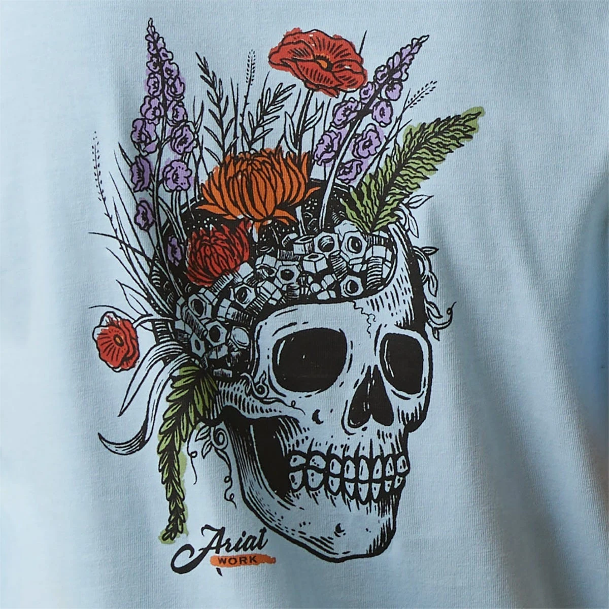 Ariat Rebar Shirts: Women's 10043848 Clearsky CottonStrong Roughneck Graphic T-Shirt 9 Ariat Rebar Shirts: Women's 10043848 Clearsky CottonStrong Roughneck Graphic T-Shirt - Image 7