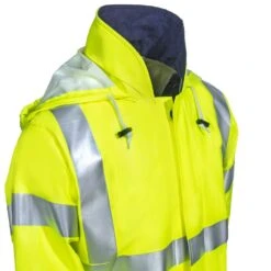 Tingley Coats: Men's C44122 Hi Vis Yellow Eclipse Waterproof FR Coat -Work Clothes Store tingley c44122 md eclipse cd 01