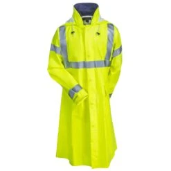 Tingley Coats: Men's C44122 Hi Vis Yellow Eclipse Waterproof FR Coat -Work Clothes Store tingley c44122 md eclipse f 01