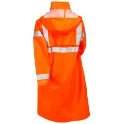 Tingley Coats: Waterproof Men's C44129 Orange FR Eclipse High Vis Coat -Work Clothes Store tingley c44129 long b 01