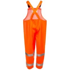 Tingley Overalls: High Vis Orange FR O44129 Men's Waterproof Eclipse Overalls -Work Clothes Store tingley o44129 b 01