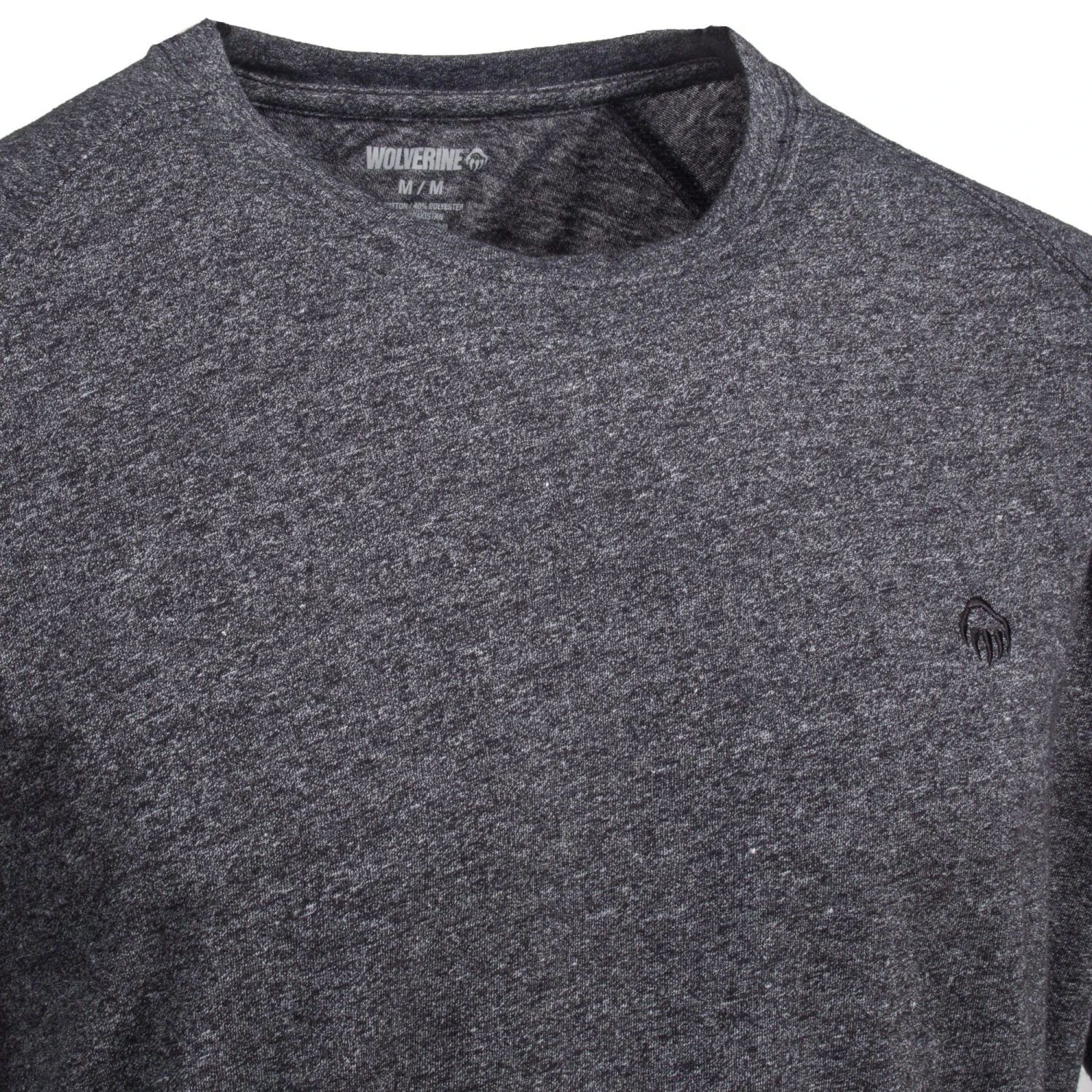 Wolverine Shirts: Men's W1205150 003 Black Heather Edge Short Sleeve Shirt 3 Wolverine Shirts: Men's W1205150 003 Black Heather Edge Short Sleeve Shirt