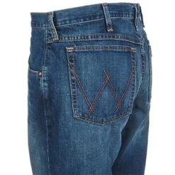 Wrangler 20X Jeans: Men's River Wash 01MWX RW Relaxed Fit Competition Jeans -Work Clothes Store wrangler 01mwxrw l 01