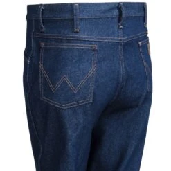 Wrangler Jeans: Men's Navy 935 NAV Cowboy Cut Slim Fit Boot Cut Jeans -Work Clothes Store wrangler 0935nav l 01