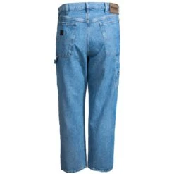 Wrangler Jeans: Men's Vintage Indigo 32001 VI Rugged Wear Relaxed Carpenter Jeans -Work Clothes Store wrangler 32001vi b 01