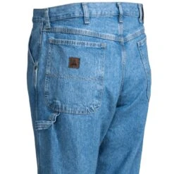 Wrangler Jeans: Men's Vintage Indigo 32001 VI Rugged Wear Relaxed Carpenter Jeans -Work Clothes Store wrangler 32001vi l 01