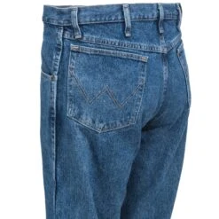 Wrangler Jeans: Men's Grey Indigo 35001 GI Rugged Wear Relaxed Fit Work Jeans -Work Clothes Store wrangler 35001gi l 01