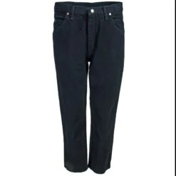 Wrangler Jeans: Men's Black 39902 OB Rugged Wear Classic Fit Jeans -Work Clothes Store wrangler 39902ob f 01