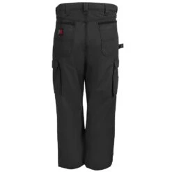 Wrangler Riggs Pants: Men's 3W060 BL Black Ripstop Ranger Pants -Work Clothes Store wrangler 3w060st b 01