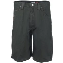 Wrangler Riggs Shorts: Men's Loden Green 3W345 LD Ripstop Technician Shorts -Work Clothes Store wrangler 3w345ld f 01