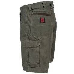 Wrangler Riggs Shorts: Men's Loden Green 3W360 LD Cotton Ripstop Ranger Shorts -Work Clothes Store wrangler 3w360 ld l 01