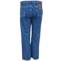Wrangler Jeans: Men's Stonewashed FR13MMS Flame Resistant Denim Jeans -Work Clothes Store wrangler fr13mms b 01
