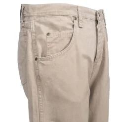 Wrangler Jeans: Men's Khaki 31000 GK Rugged Wear Relaxed Straight Fit Canvas Jeans